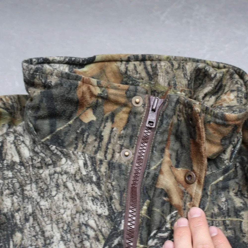 Cabelas Coverall Men XXL Tall Mossy Oak Break-Up Camo Insulated Waterproof 44x33